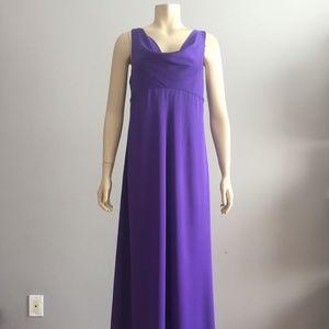 ARMANI COLLEZIONI GOWN PURPLE COLOR